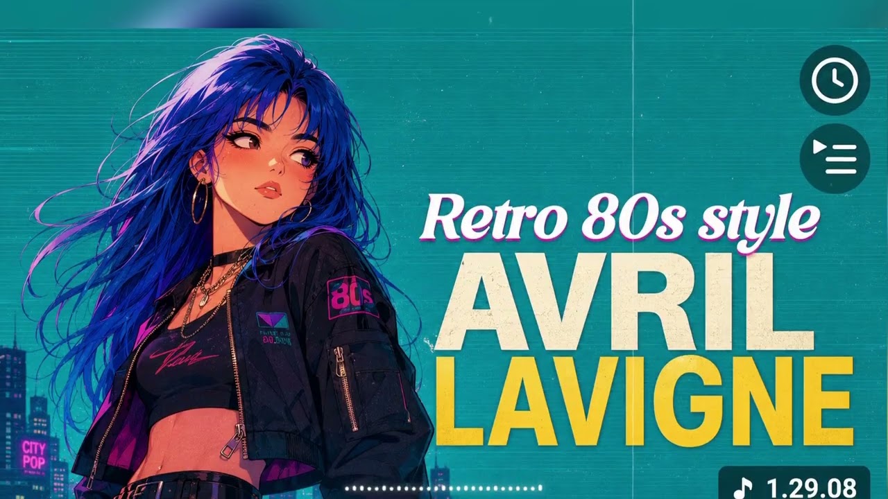 Unlocking Hidden Memories   Retro 80s Style Avril Lavigne Playlist