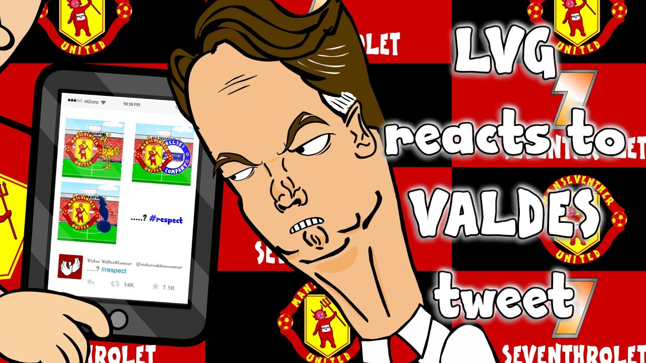 Louis Van Gaal REACTS to Valdes Tweet! (Parody Press conference Man Utd 15.7.2015)