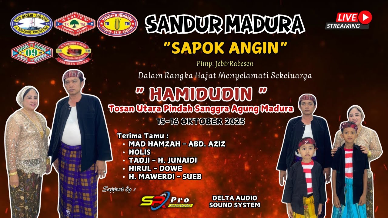 PANGGILAN 1 || SANDUR SAPOK ANGIN || HAMIDDUDDIN – SANGGRA AGUNG || DI SANGGRA AGUNG BANGKALAN