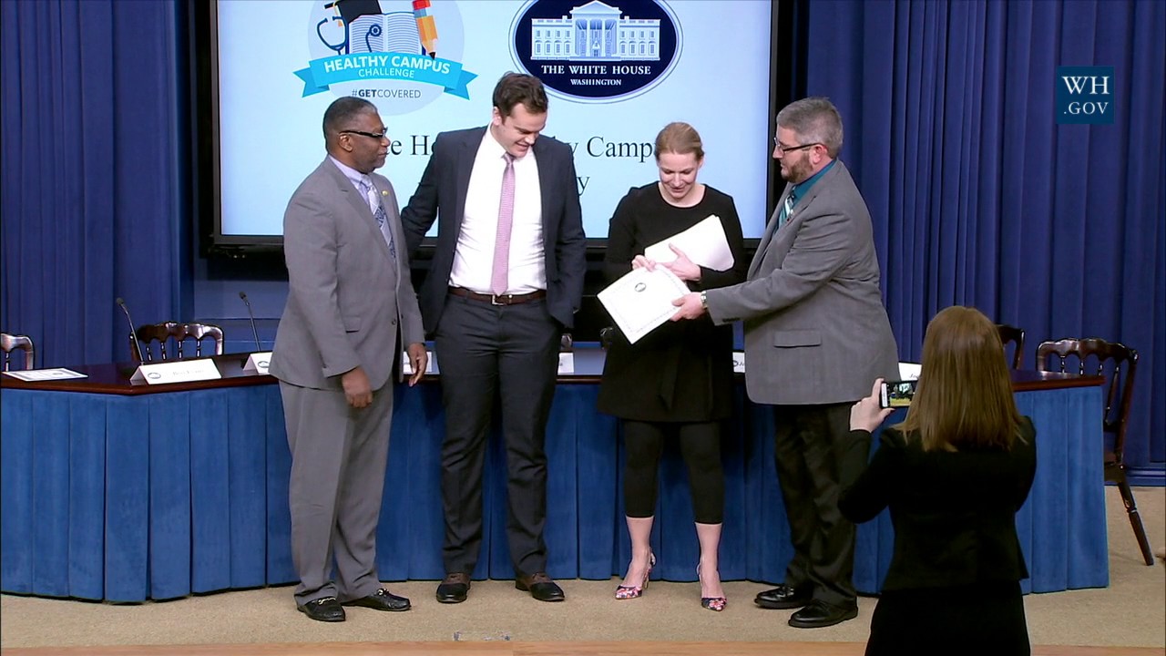 Healthy Campus Challenge Day at the White House