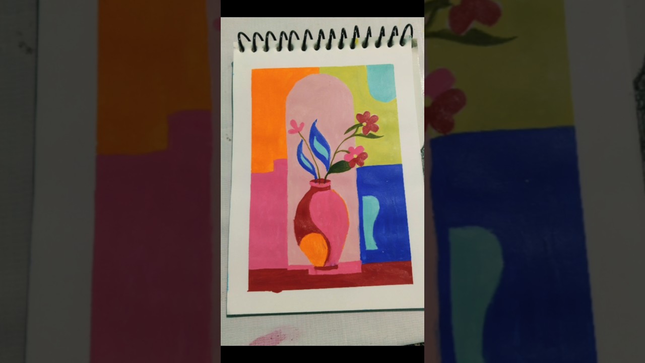 Modern art with#painting#acrylicpainting#modernart#viralshorts#newvideo#trending#acrylicolor#ytshort