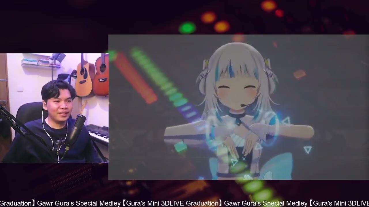 Gawr Gura's Special Medley 【Gura's Mini 3DLIVE Graduation】 | SARJANA MUSIK REACTION