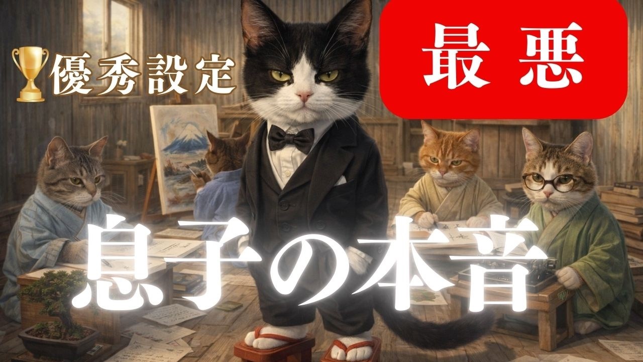 「優秀」と言われ続けた息子が、ついに本音を漏らしました