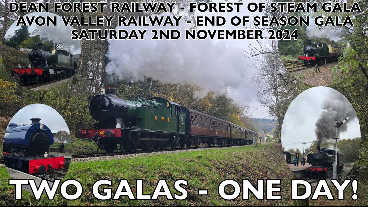 Dean Forest Railway Steam Gala | Avon Valley Railway End of Season Gala | Saturday 2nd November 2024