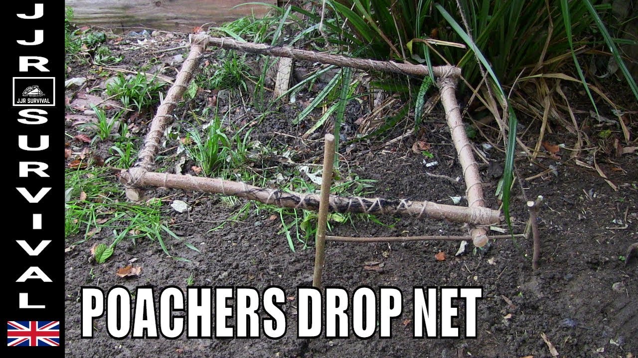 Poachers Drop Net Trap