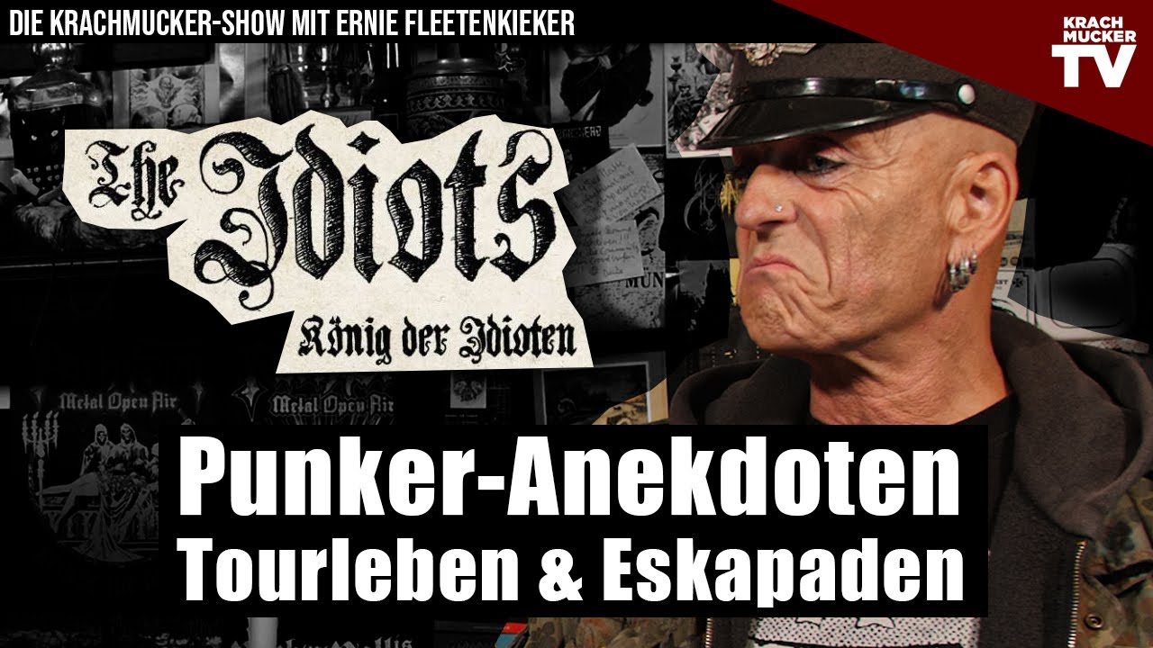 SIR HANNES von THE IDIOTS erzählt TOUR- und LIVESTORIES | Krachmucker TV