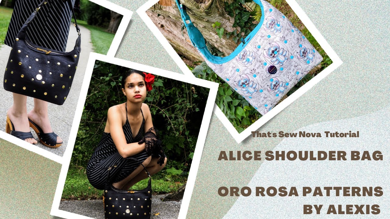 Quilted Alice Shoulder Bag Tutorial  Oro Rosa Pattern