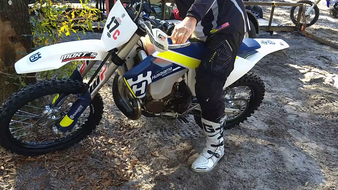 2017 Yamaha YZ 250 FX, 2018 Husqvarna TX 300 and 2017 Husqvarna TE 300