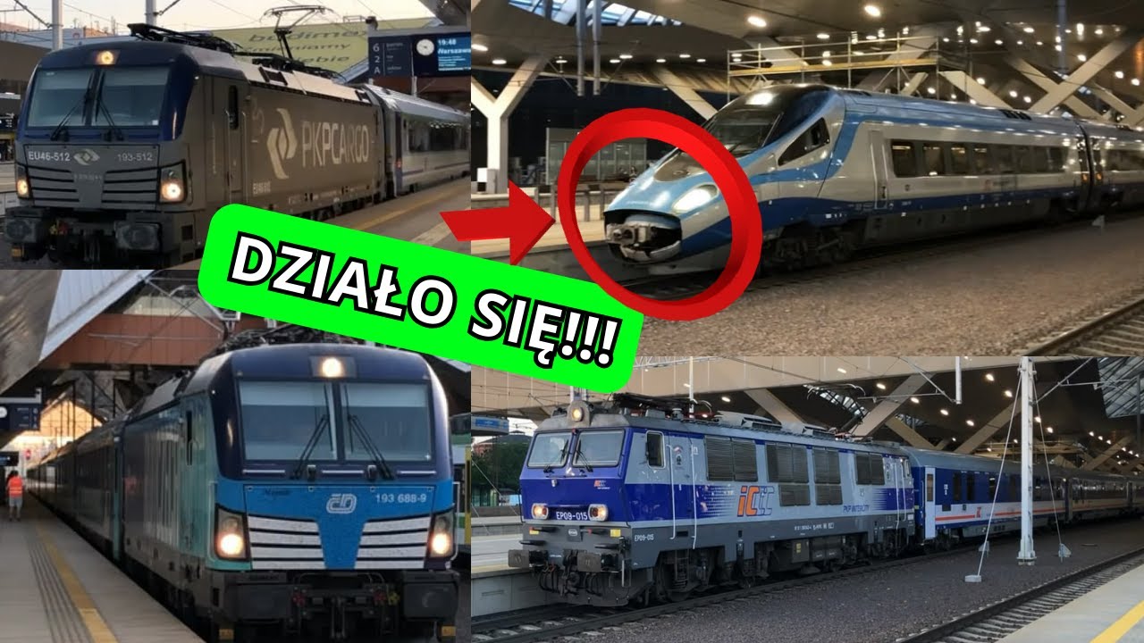 Wieczorne niespodzianki z pociągami PKP Intercity Warszawa Zachodnia!!!