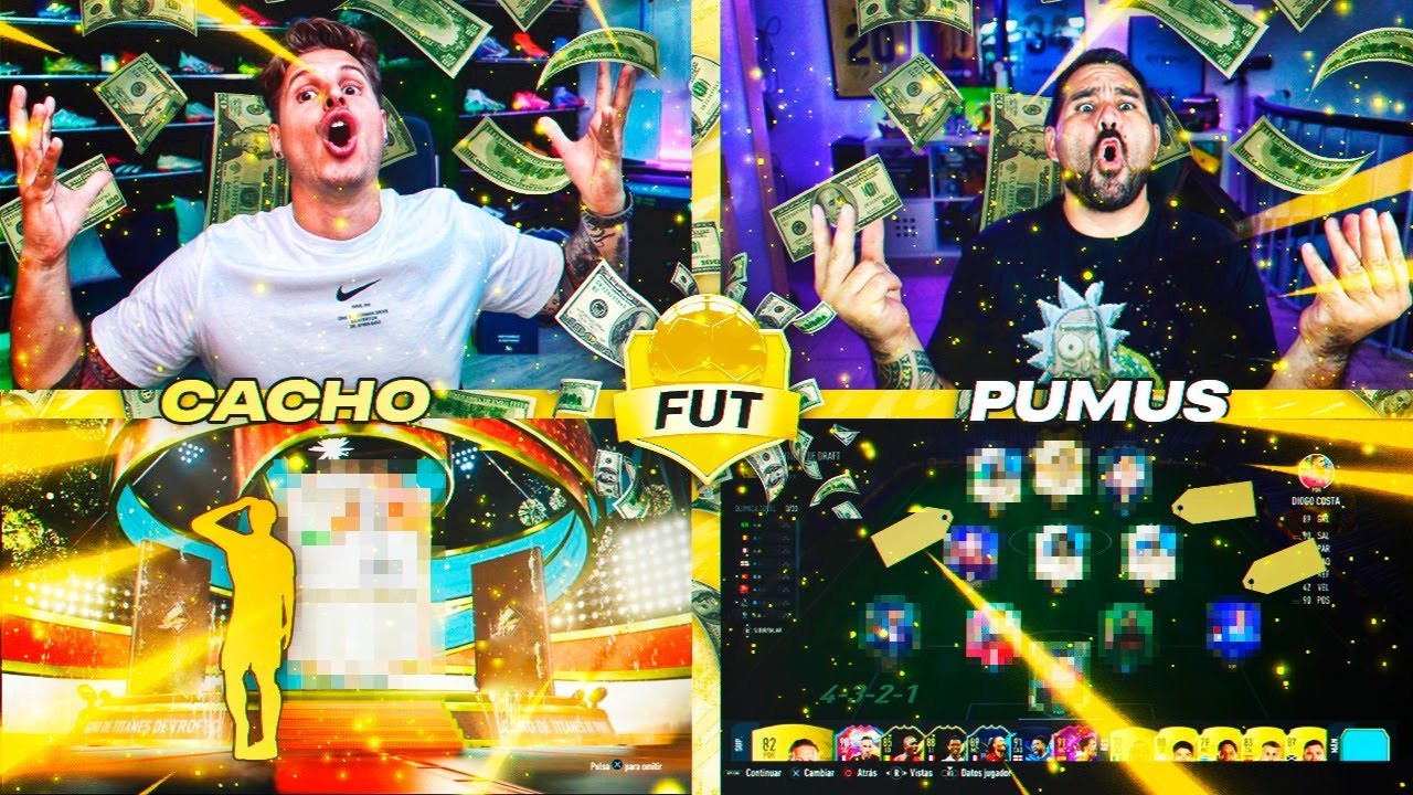 QUIEN PIERDA DESCARTA EL NUEVO ICONO!! FUT DRAFT MILLONARIO VS PUMUS!! | FIFA 23