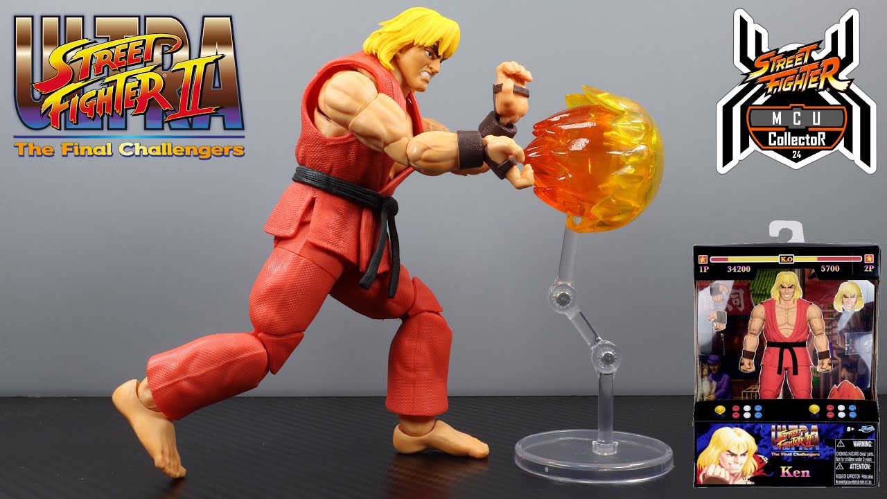Обзор фигурки Jada Toys Ultra Street Fighter 2 KEN The Final Challengers Wave 2