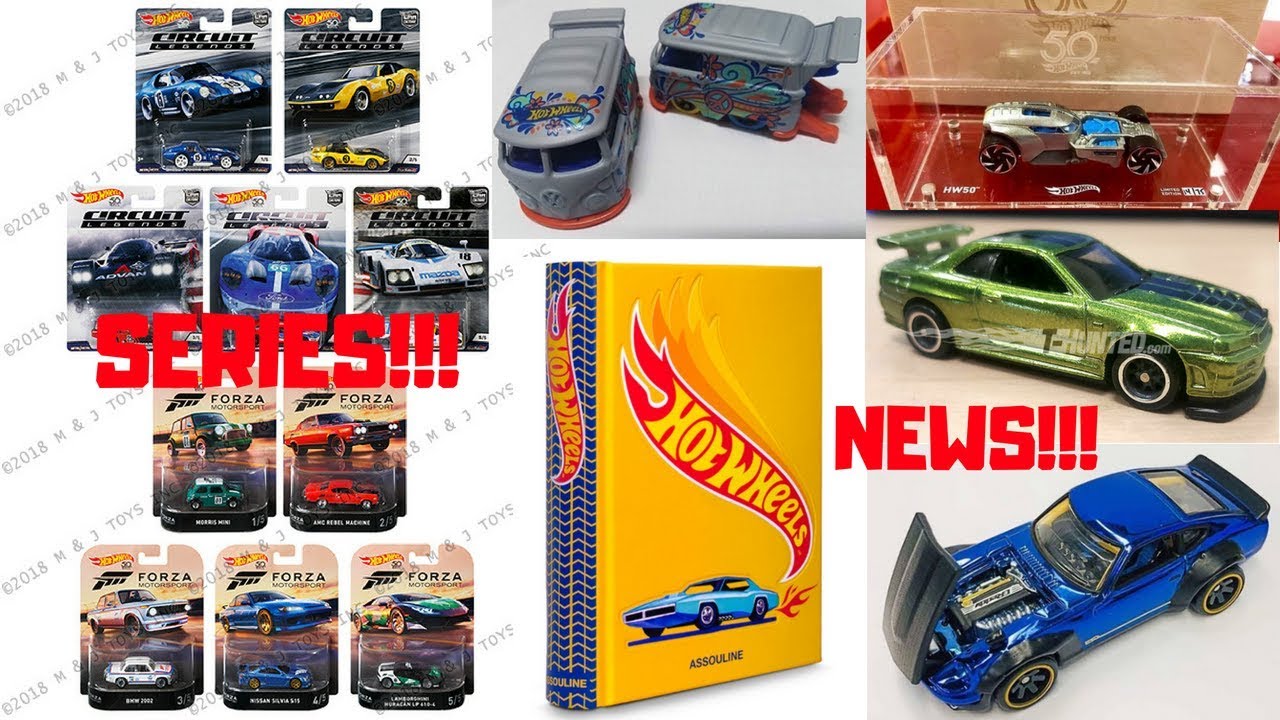 Hot Wheels 2018 Series, ZAMACS, 2019 Super Treasure Hunt, Book,... Hot Wheels News!!! 13+