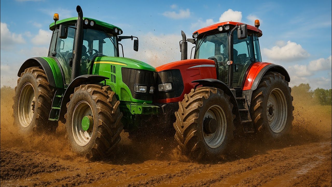 tractor touching live video 