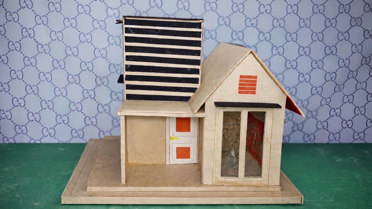 Cara membuat rumah miniatur dari kardus bekas