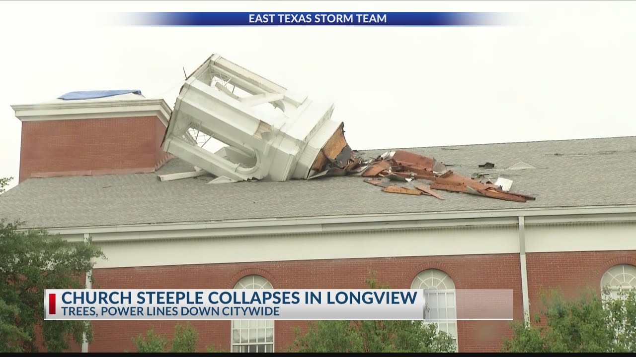 Storm leaves damage in Longview, across East Texas