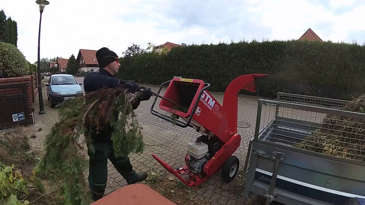 rębak rozdrabniacz do gałęzi prace ogrodnicze Pszczyna