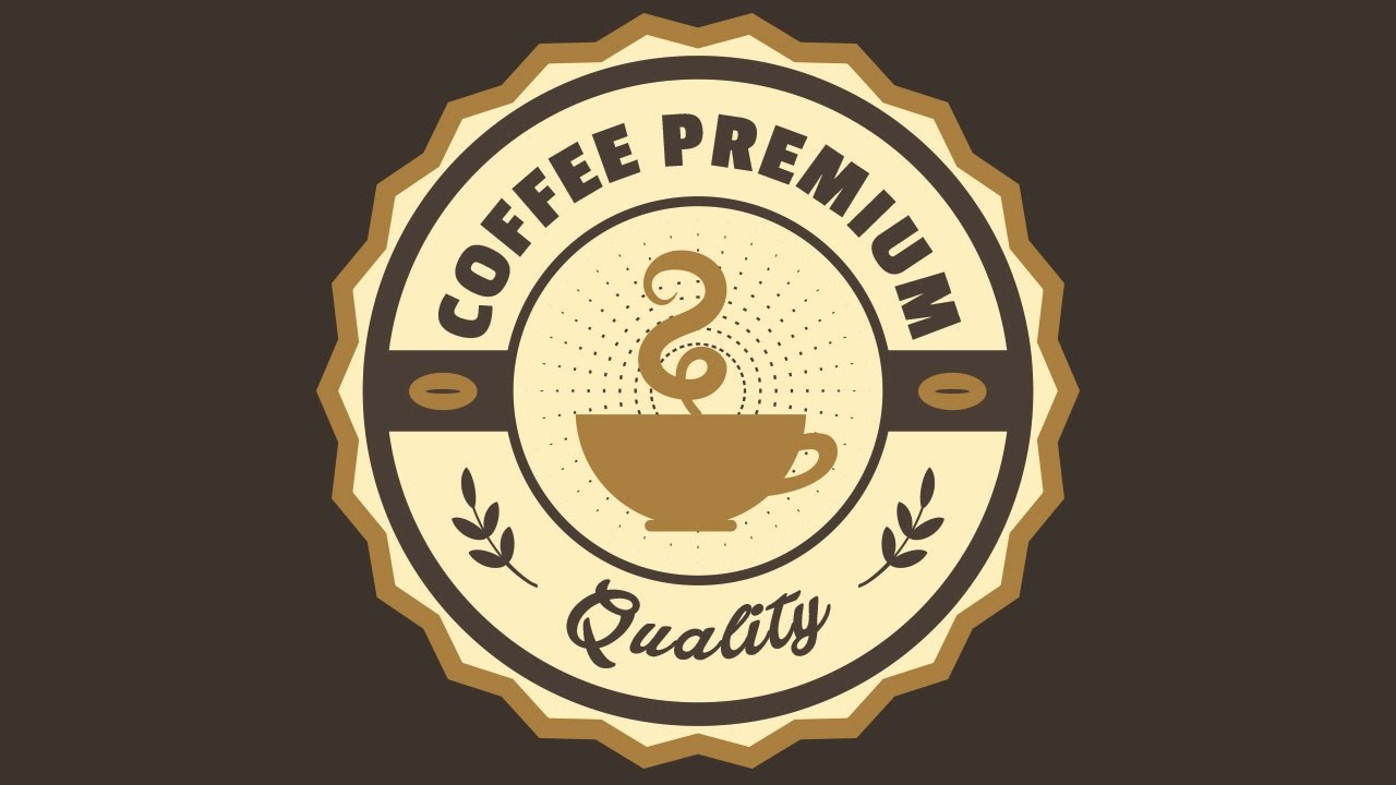 Creating a Coffee Premium Label  Design Using Free Fonts - Coreldraw Tutorials
