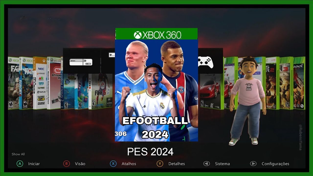 PES 2024 XBOX 360 RGH KITS 2024 FICHAJES 2024 Y MESSI EN INTER DE MIAMI