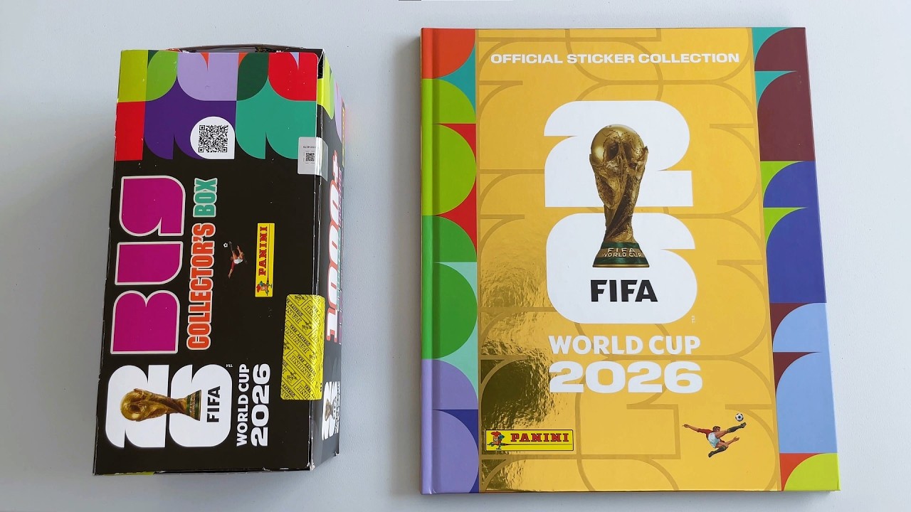 Panini FIFA World Cup 2026 Sticker #1 (Hardcover Album + Big Collector's Box) UNBOXING - 4K/60