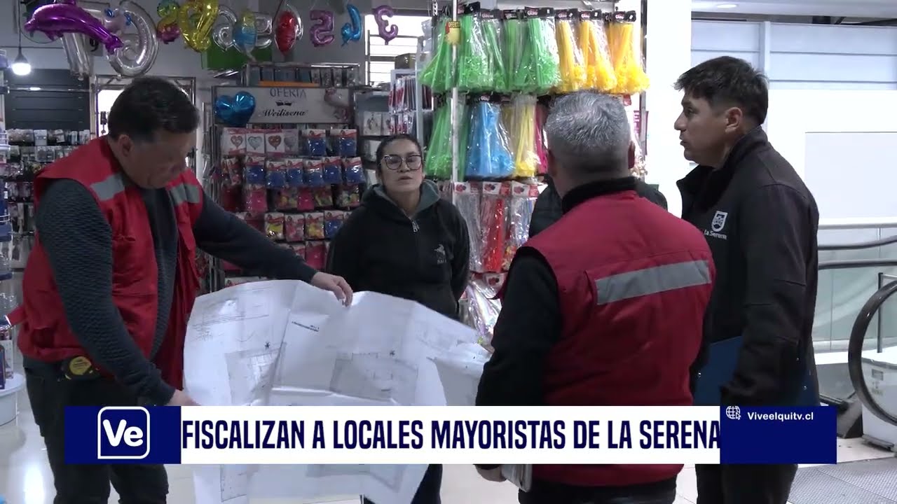 Locales mayoristas de La Serena son fiscalizados e infraccionados por irregularidades en construcc.