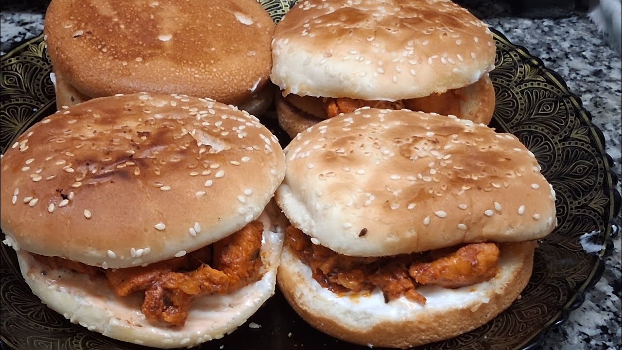 Homemade Chicken Burger Recipe | Chicken Patty Burger 