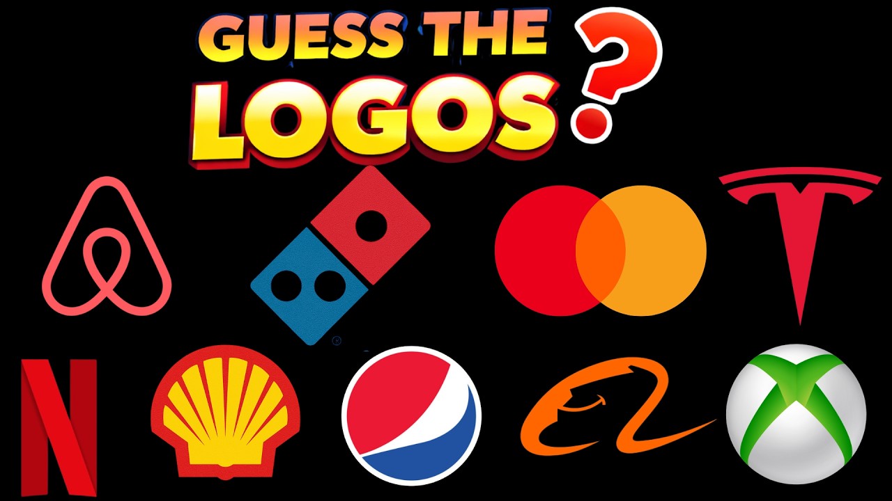 Most people FAIL this LOGO Quiz! 50 FAMOUS LOGOS.