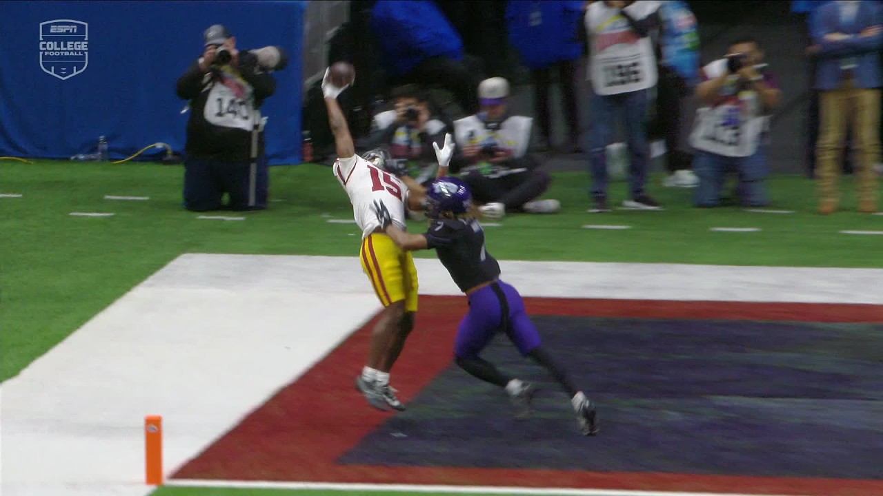 OBJ-LIKE CATCH 😳 Jaden Richardson gives CATCH OF THE YEAR candidate 🔥 | ESPN College Football
