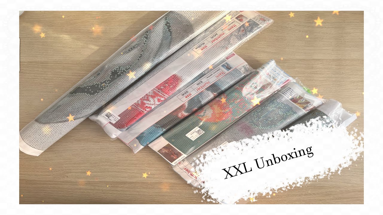 XXL UNBOXING - Diamond Painting - Leider etwas unzufrieden