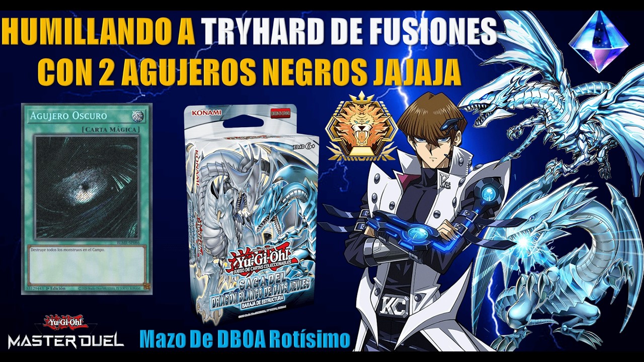 TRYHARD DE FUSIONES NO LO CREE: 2 AGUJEROS NEGROS LO HACEN ABANDONAR | YU-GI-OH!  PS5 | DUELO ONLINE