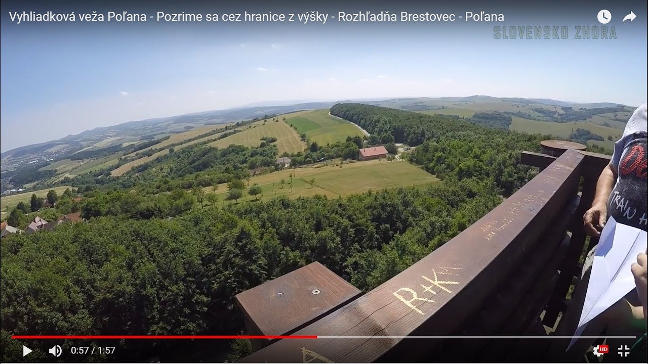 Vyhliadková veža Poľana - Pozrime sa cez hranice z výšky - Rozhľadňa Brestovec - Poľana