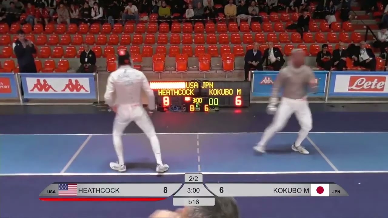 Luxardo World Cup 2025 SMS - L16 - Colin Heathcock USA v Kokubo Mao JPN