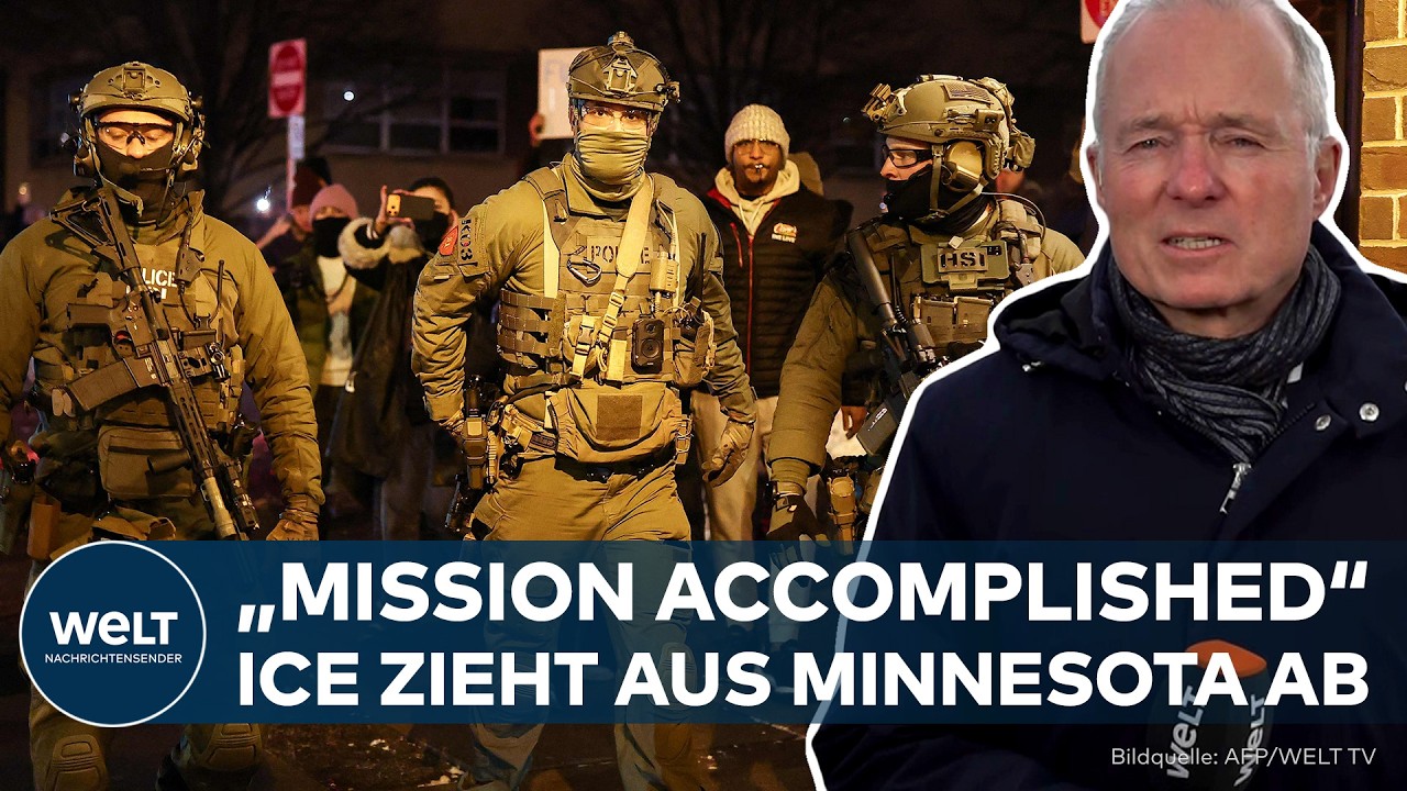 USA: „Mission accomplished“ ICE zieht aus Minnesota ab – Proteste & Imageverlust beschleunigen Abzug