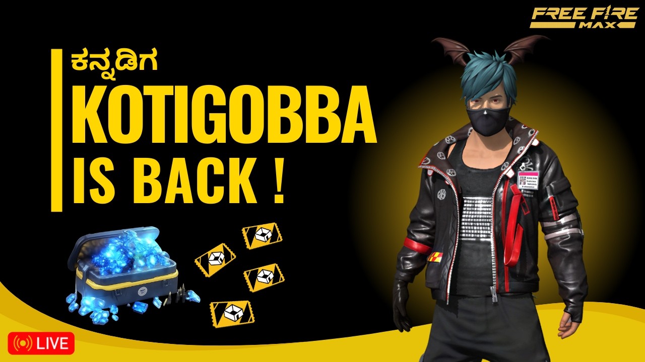 🔴 LIVE NOW | Free Fire Live Kannada🔥 | DAY 99 📈