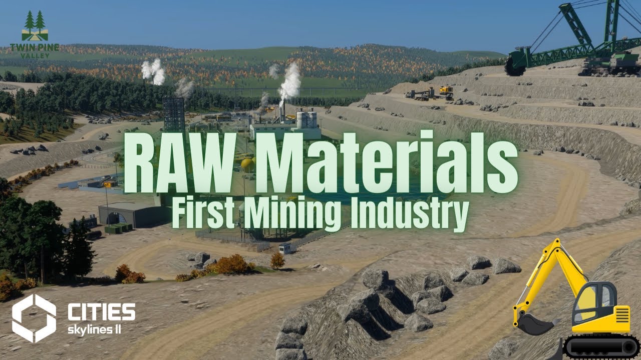 Building Our First Mine | Twin Pine Valley | Episode 2 | Cities Skylines 2