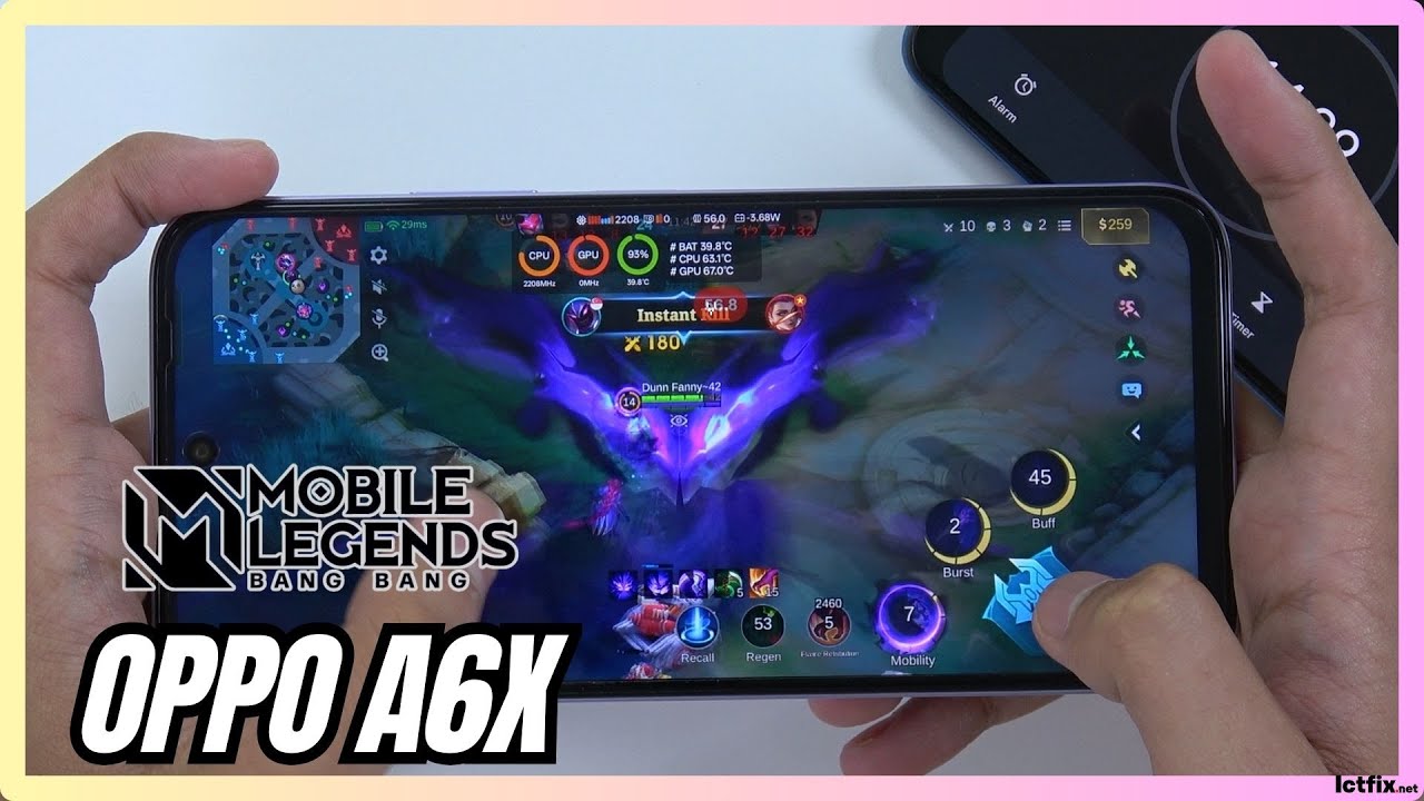 OPPO A6X Mobile Legends MLBB Gaming Test | Snapdragon 685 | 120Hz Display Performance