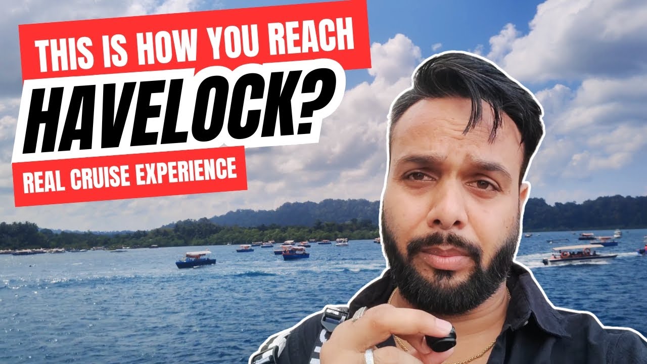 First Time Reaching Havelock Island 🚢  Premium Cruise, Blue Water & Private Beach  Andaman Vlog