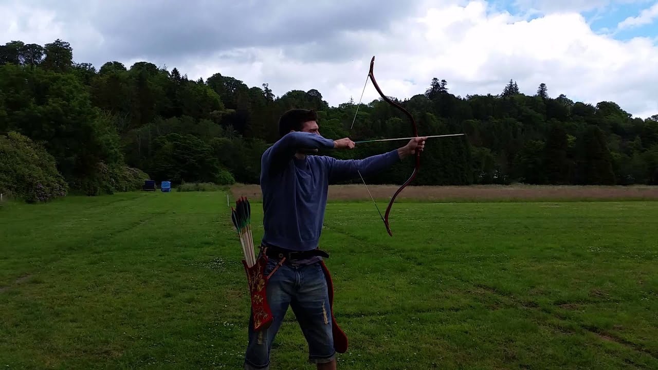 Turkish Ottoman hornbow archery practice shots