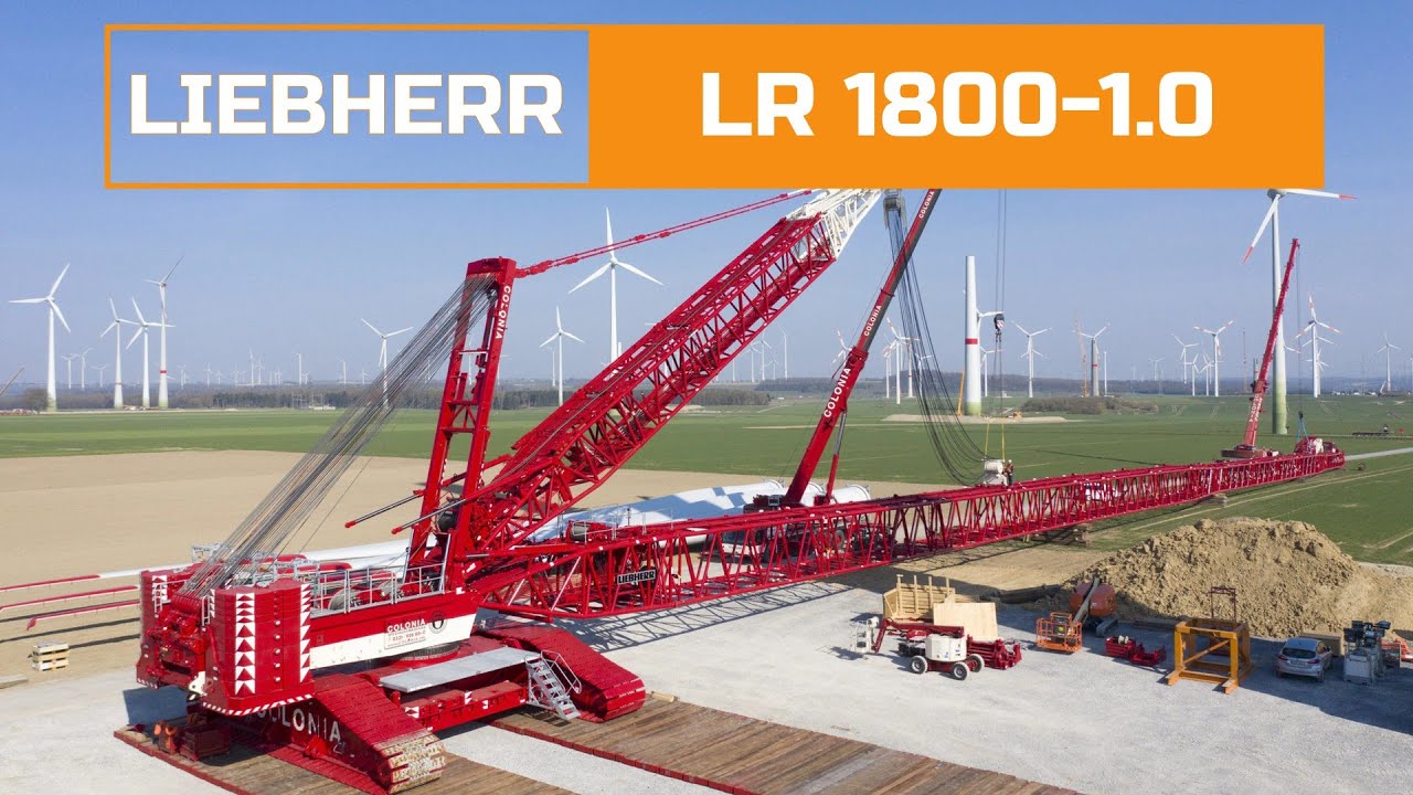 LR 1800 - Liebherr's crawler crane with outstanding lifting capacities