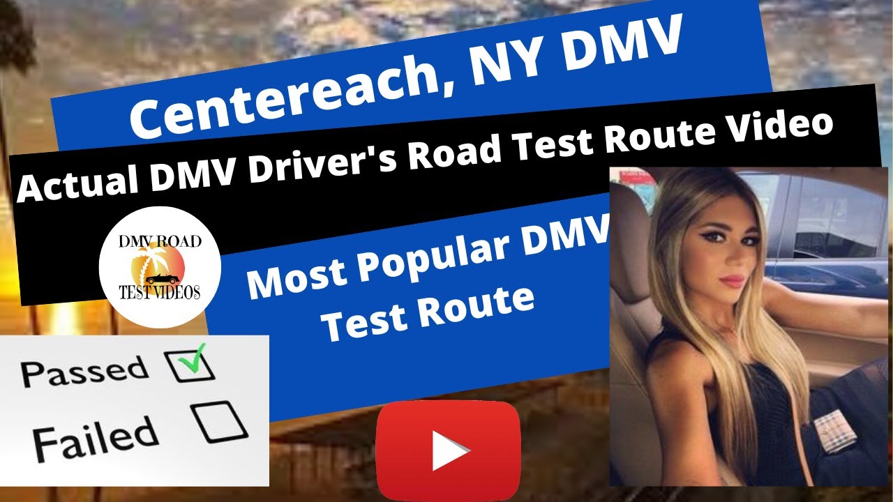 *ACTUAL TEST ROUTE* Centereach NY DMV Exam Course Behind The Wheel Driver's License Road New York