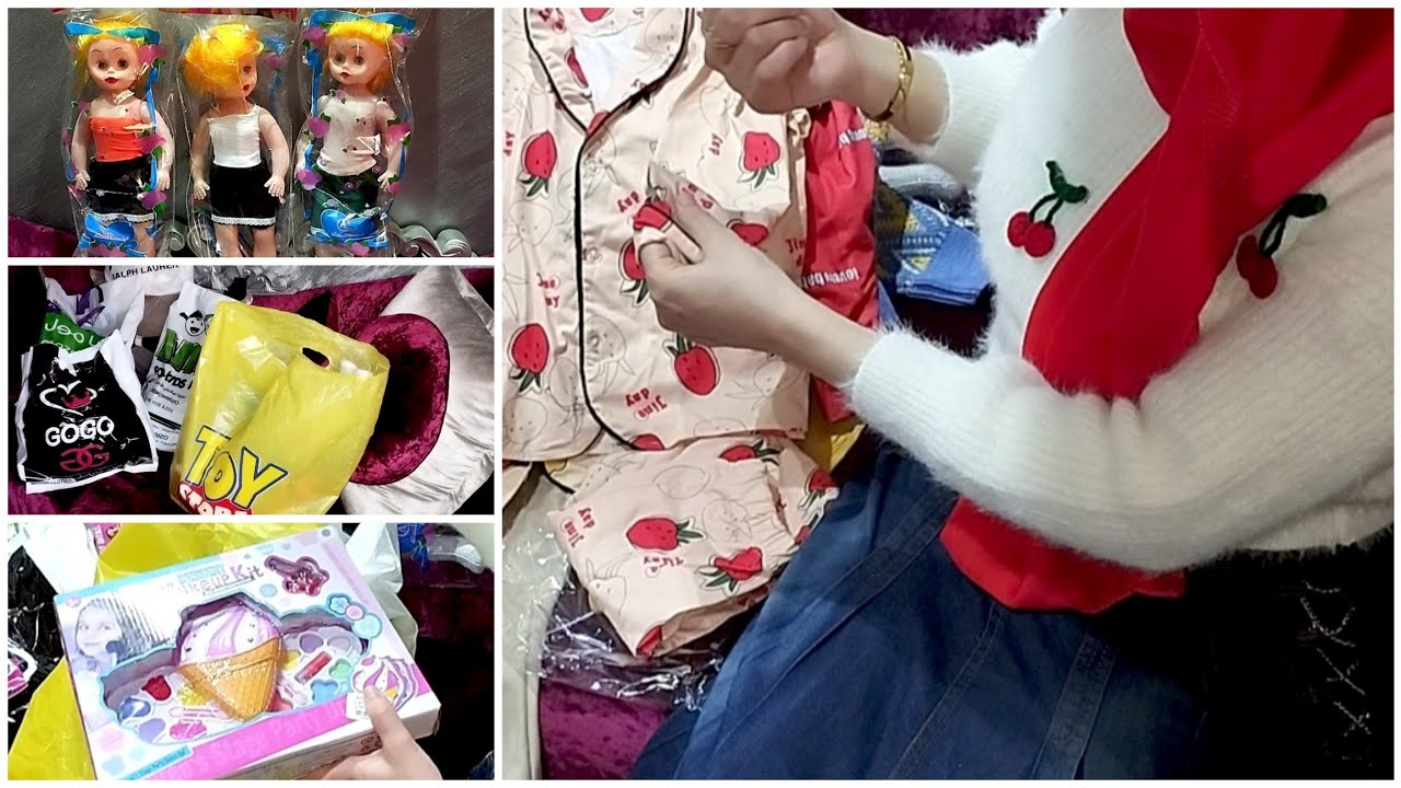 مشتريات لبس العيد 👠👛2024 براندات بارخص الاسعار جبتلهم الحلو كله والفرحه دخلت قلوبهم 🤱👯