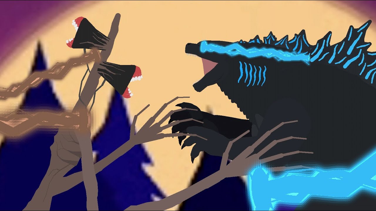 Siren Head VS Godzilla