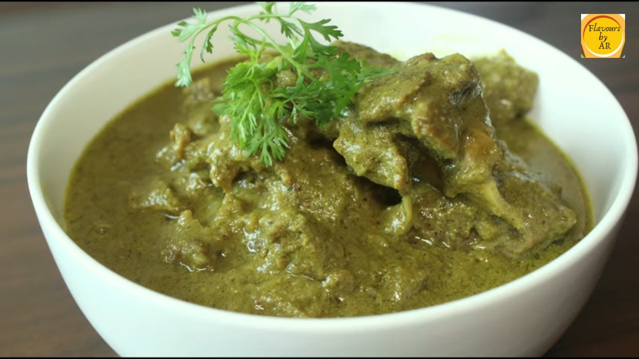 How to make Green Masala Mutton Curry | Green Mutton Curry Recipe | Hariyali Mutton Gravy