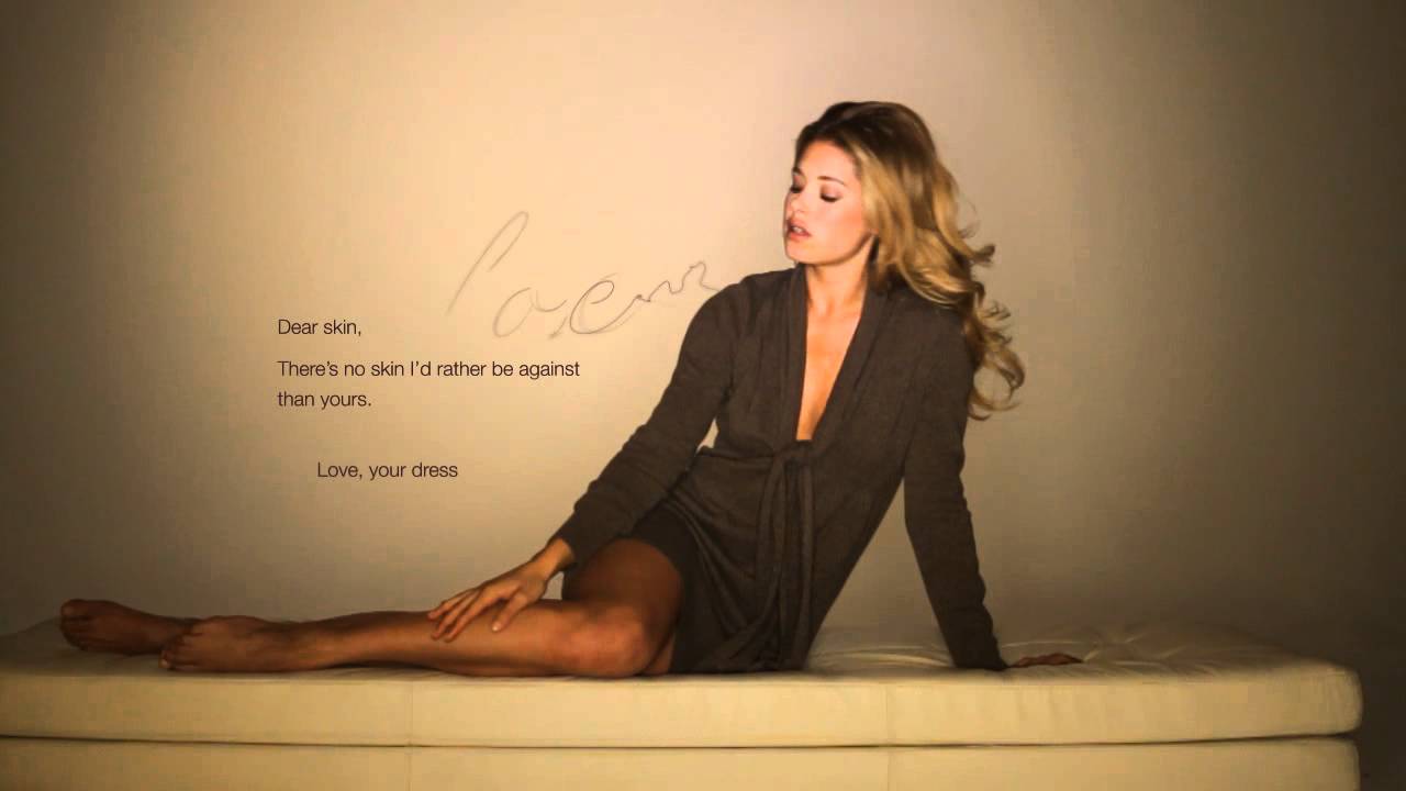 Doutzen Kroes for Repeat Cashmere 'Seduce your skin' campaign