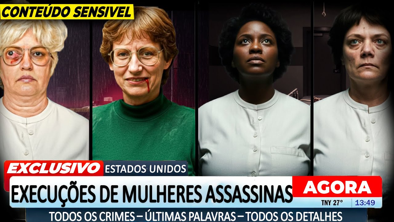 🔴 Estados Unidos executaram estas mulheres assassinas por crimes imperdoáveis | True Crime Português