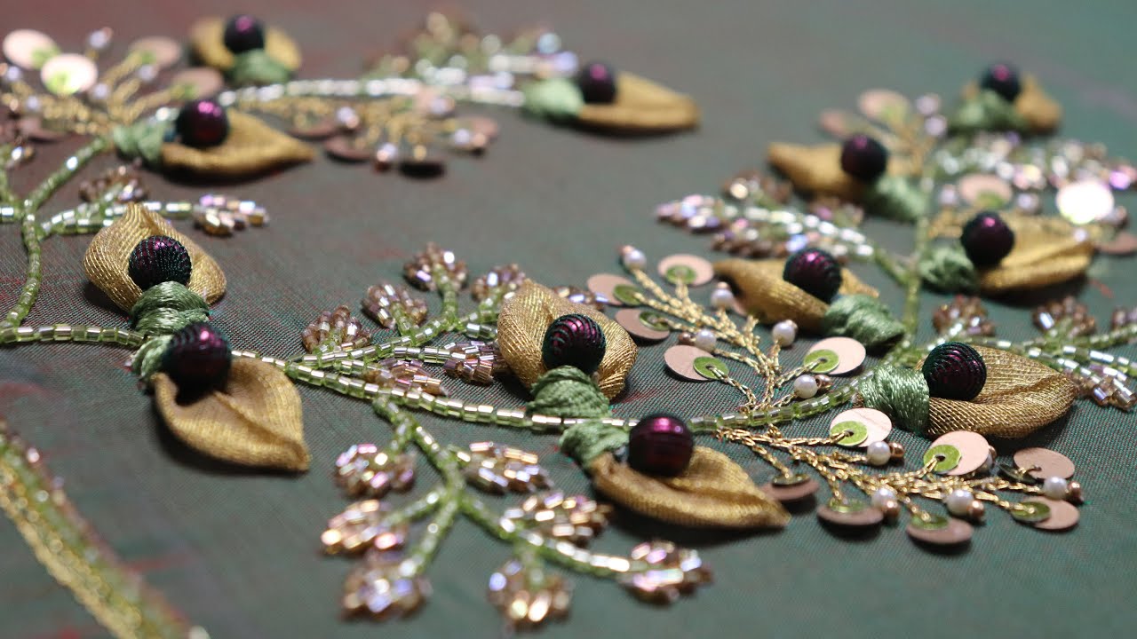 Fancy 3d embroidery