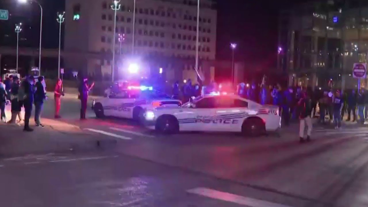 Protesters gather at TCF Center to spar over election results