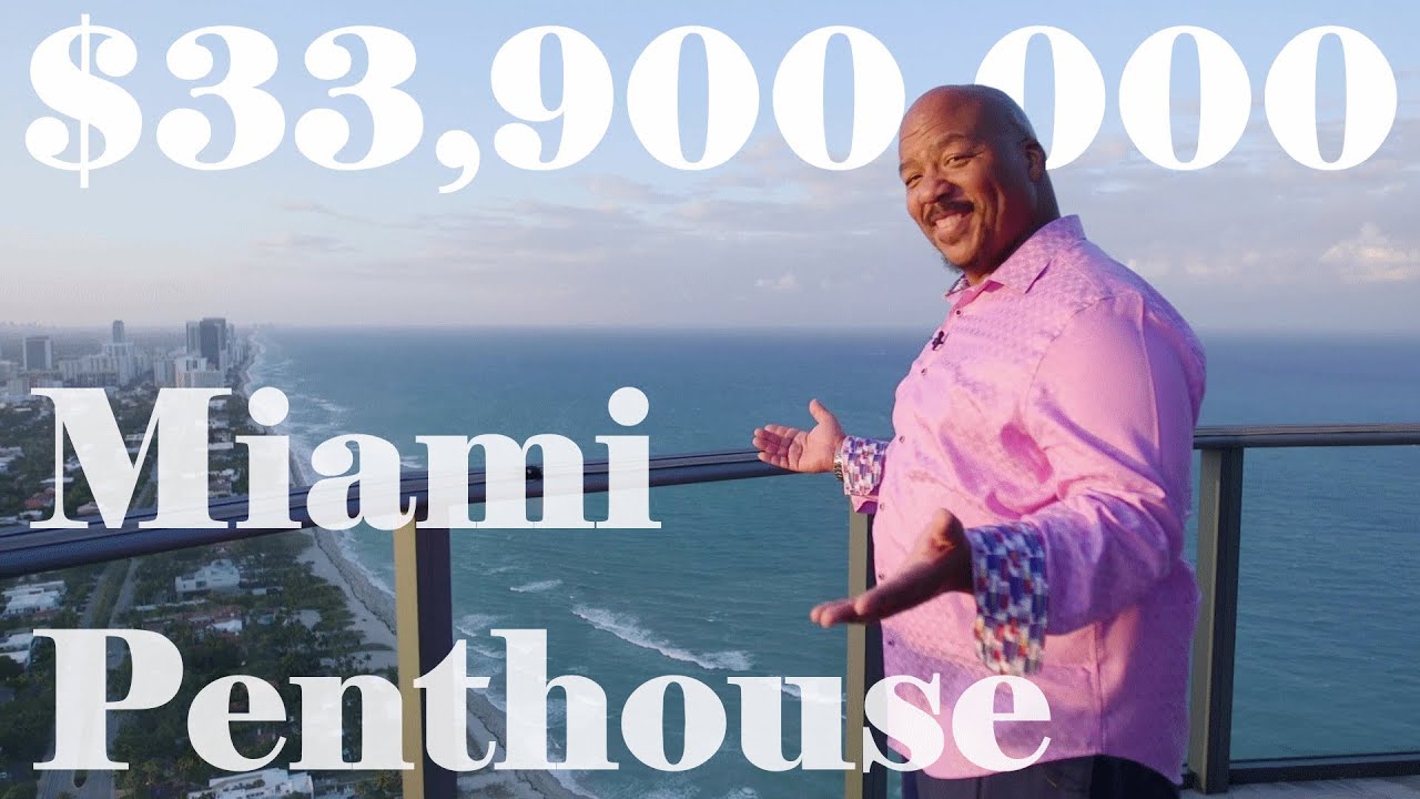 $33,900,000 Miami Penthouse Tour - Black Luxury Realty - Regalia