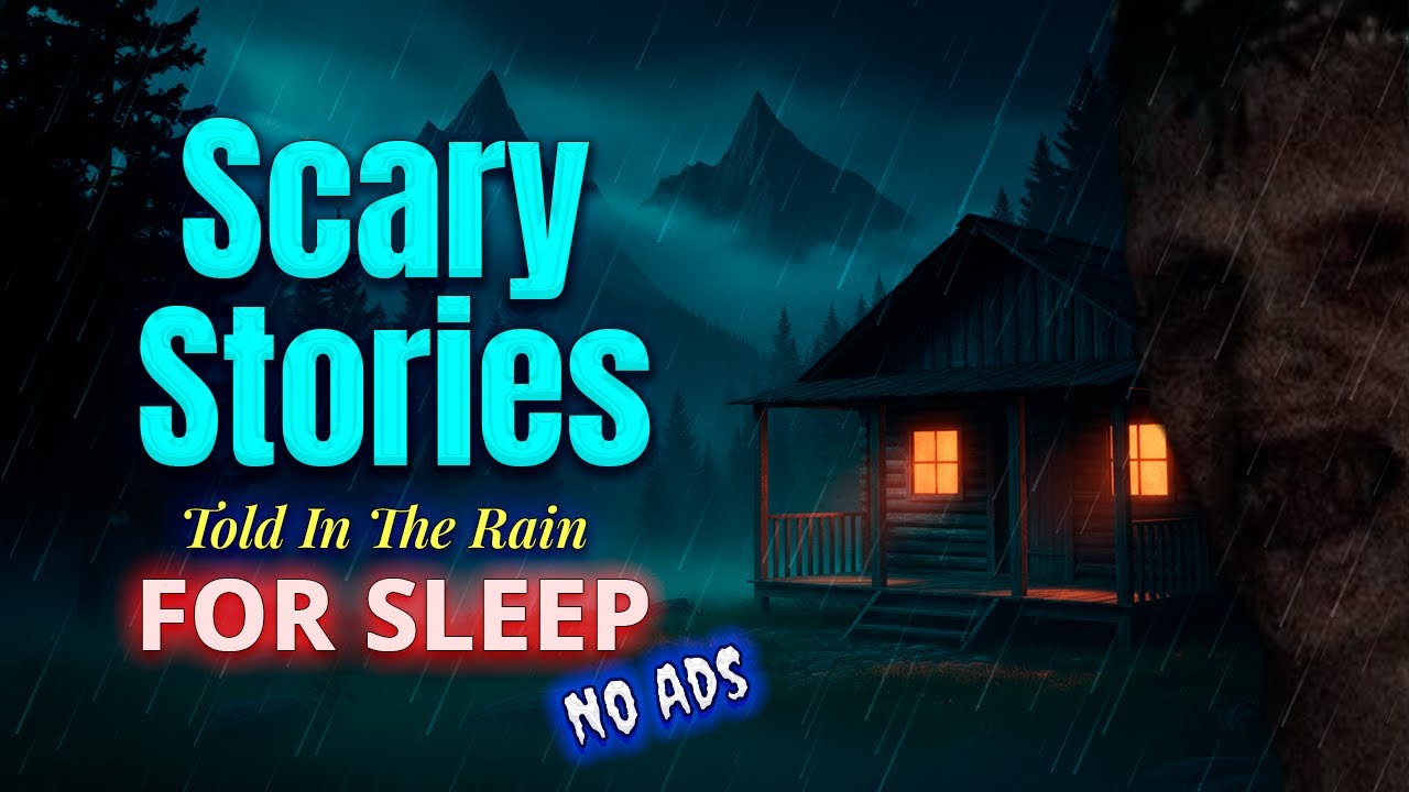 NO ADS | TRUE Scary Stories for Sleep | Gentle Rain Sounds | Black Screen | Vol. 13
