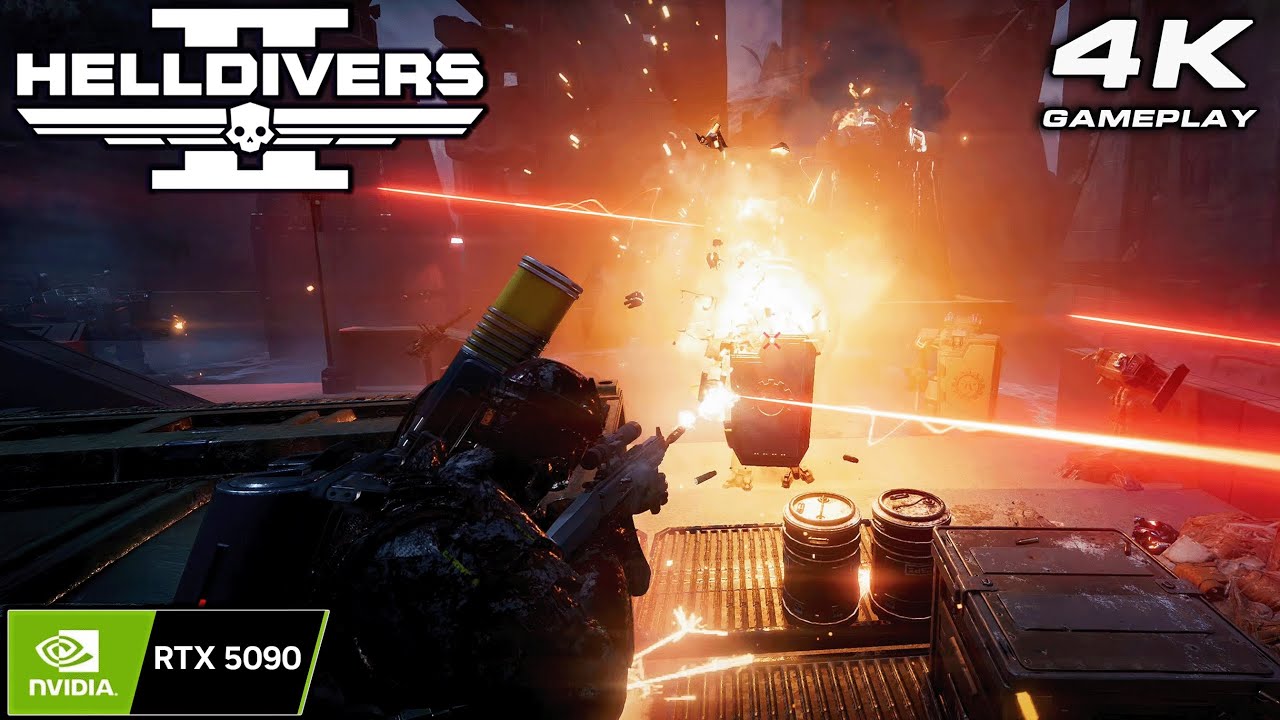Helldivers 2: 4K Gameplay No Commentary ULTRA Settings | RTX 5090 P1072