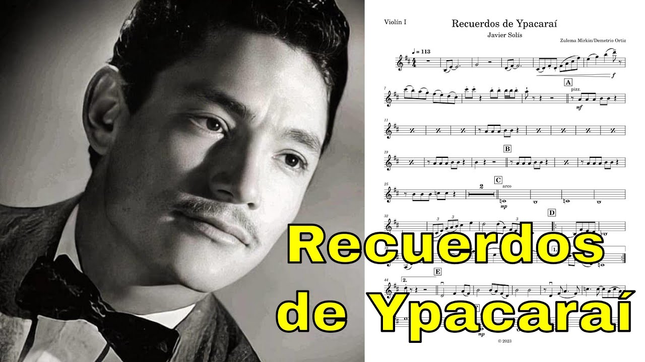 Recuerdos de Ypacaraí - Javier Solís | Partitura